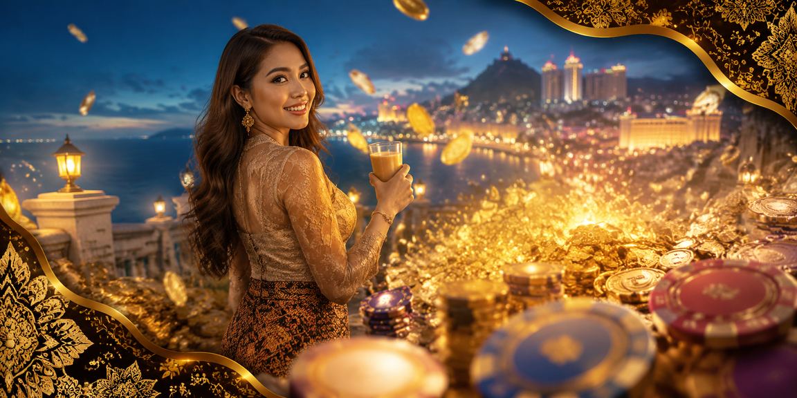 Antara muka pertaruhan kasino bercorak batik di Genting Highlands